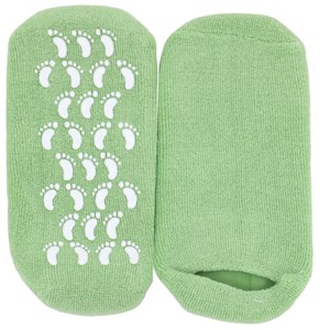 Chaussettes spa hydratantes vertes