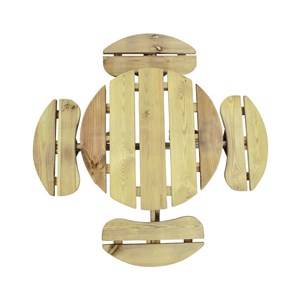 Table pique-nique ronde pour enfant 4...