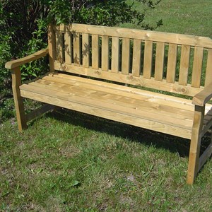 Banc de jardin bois traité 4 personnes