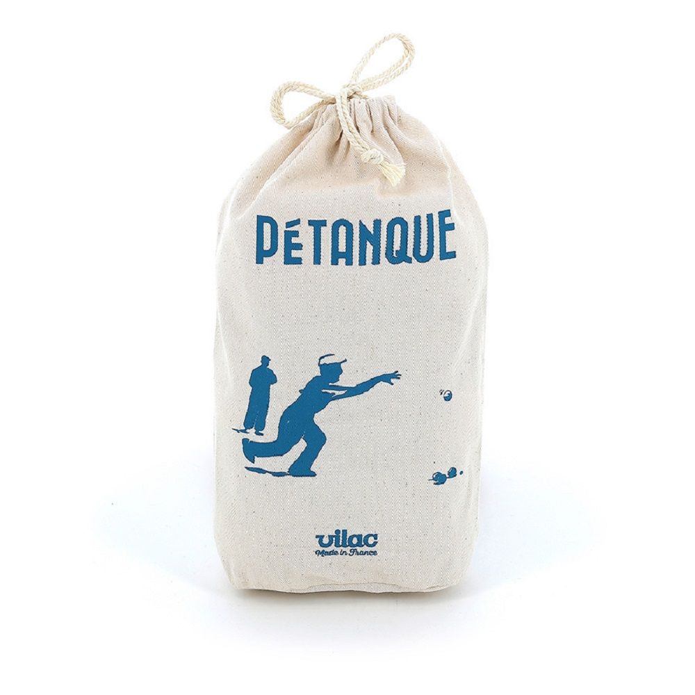 Jeu de pétanque en bois rétro