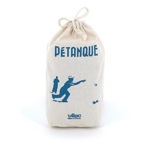 Jeu de pétanque en bois rétro