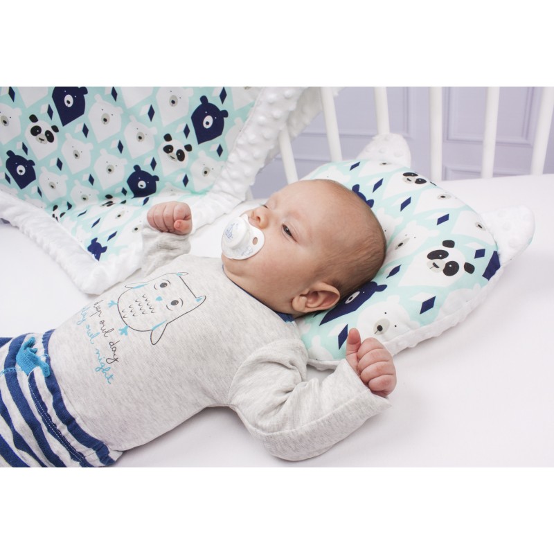 Oreiller de lit de bébé de coussin de tête plate de nouveau-né infantile pour FR 