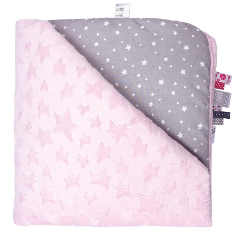 Couverture Bebe Minky Etoile Nature Decouvertes