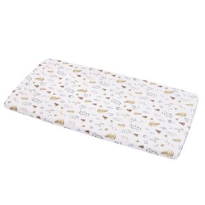 Drap housse bébé en coton certifié -