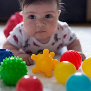 Balles sensorielles montessori coffret 5