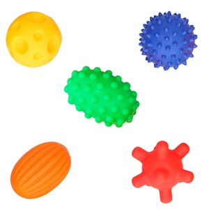 Balles sensorielles montessori coffret 5