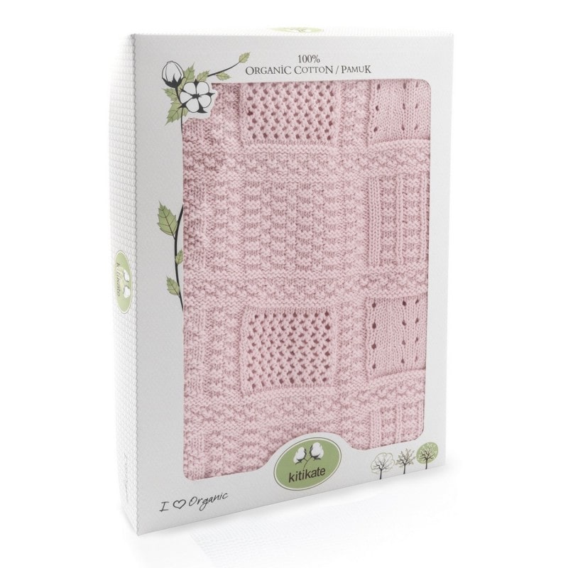 Couverture Bebe En Tricot De Coton Nature Decouvertes