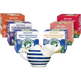 Théière elephant marinière +120 sachets