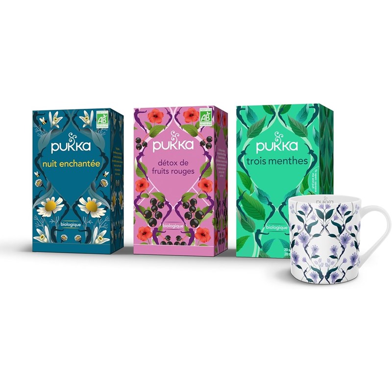 Mug pukka & 60 sachets thé infusion