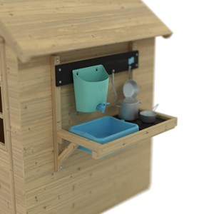 Maisonnette cabane enfant avec cuisine