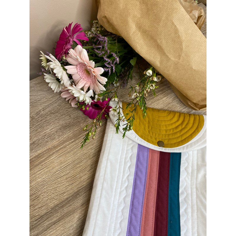 Charlie Pompon - Kit quilt moderne pochette california sf
