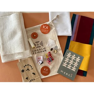 Kit quilt moderne pochette california sf