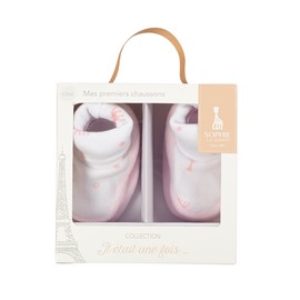 Chaussons bébé blanc 1