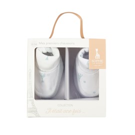 Chaussons blanc 0 1 mo