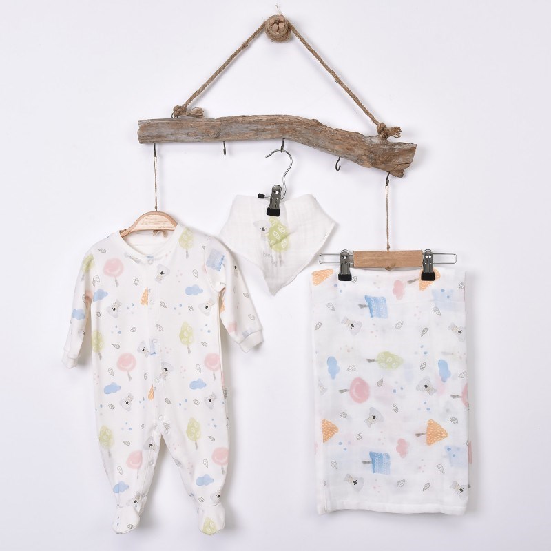 Kit naissance bébé 3 pièces - dors-bien