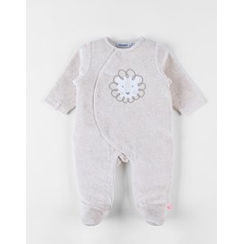 Pyjama 1 pièce en velours côte...