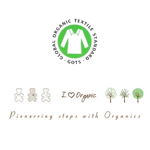 Lot de 2 bavoirs coton biologique