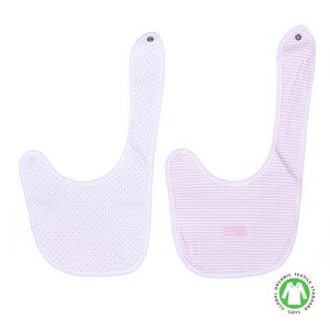 Lot de 2 bavoirs coton biologique