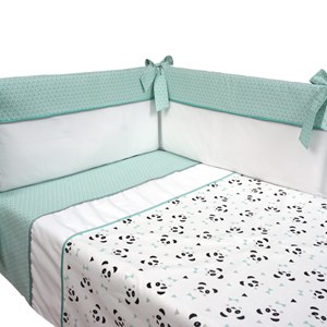 Parure de lit bébé avec tour de lit -