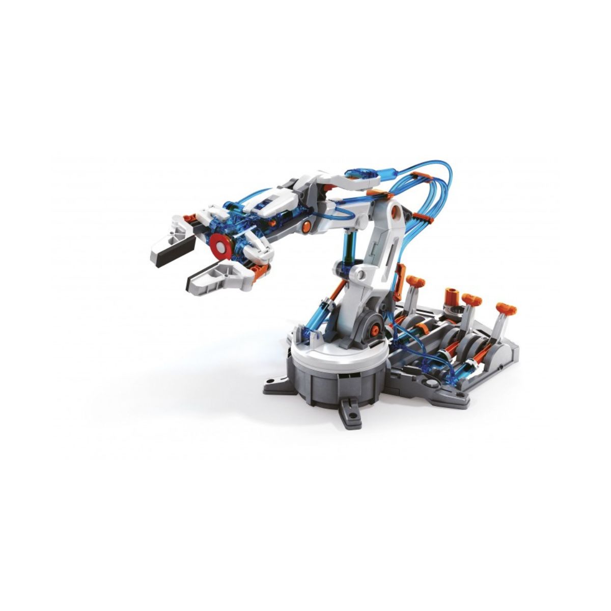 Keenso Bras de Robot Hydraulique 3 en 1, Kit de Bras de Robot Hydraulique  de Bricolage pour 8 Ans (101 Bleu)