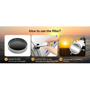 Filtre solaire 140mm sv229 svbony