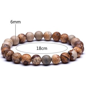 Bracelet en jaspe paysage