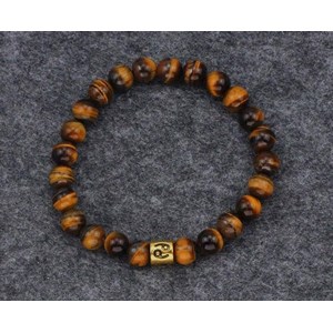 Bracelet œil de tigre poissons