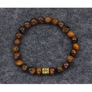 Bracelet œil de tigre poissons