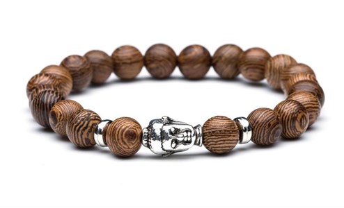 Bracelet buddha en bois precieux