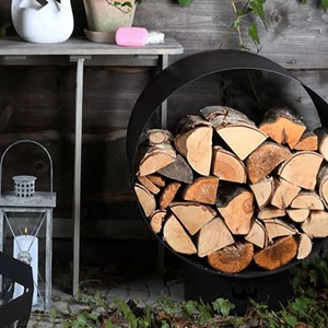 Range bûches rond