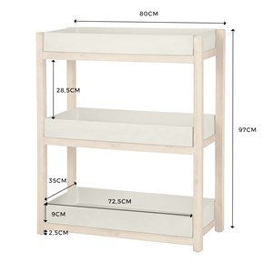 Etagere a plantes rectangulaire bois
