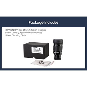 Oculaire zoom 7 à 21mm 1.25 pouces