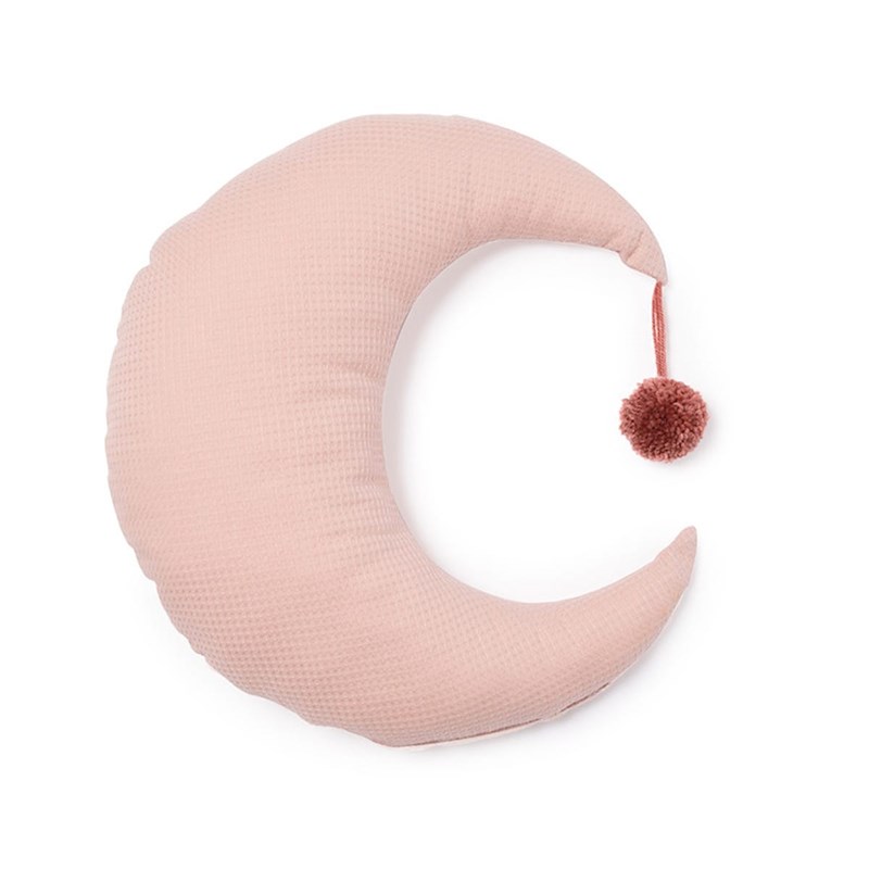 Coussin déco 36x32cm pierrot moon nobodi