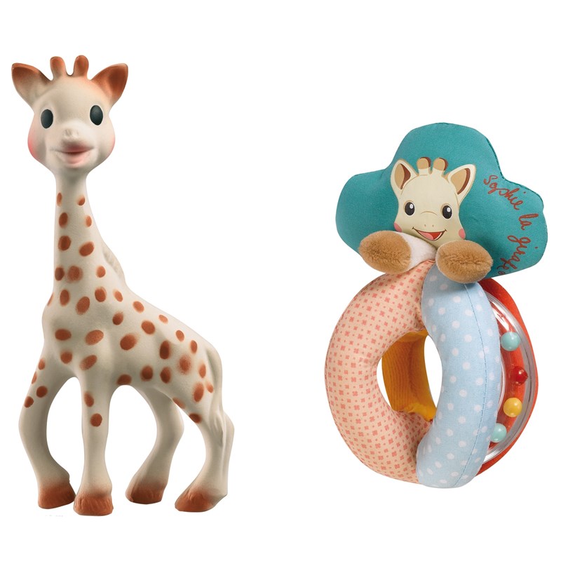 Coffret cadeau sophiesticated 2 hochets