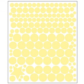 Stickers pastilles phosphorescentes