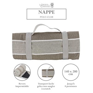 Nappe pique-nique polo-club 280x140cm