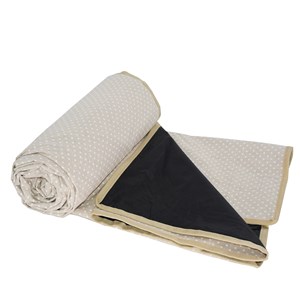 Nappe pique-nique à pois blancs