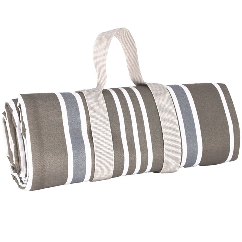 Nappe pique-nique grise 140x140cm