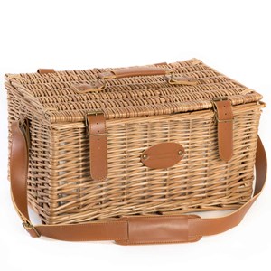 Panier picnic cuir trianon beige 4 pers.
