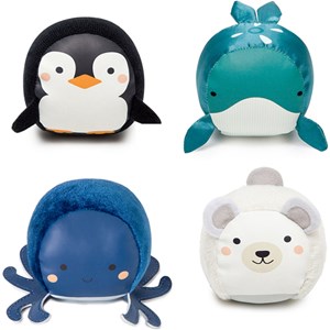 Lot de 4 balles doodballs océan