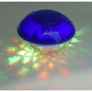 Enceinte lumineuse étanche bleue 5w mini