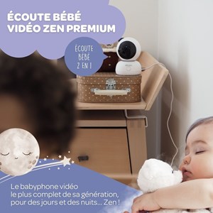 Babyphone vidéo zen premium