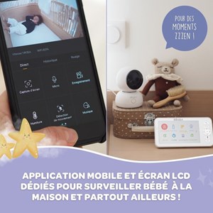 Babyphone vidéo zen premium