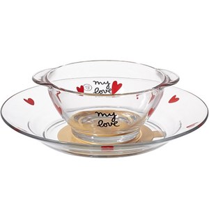Coffret assiette + bol duralex