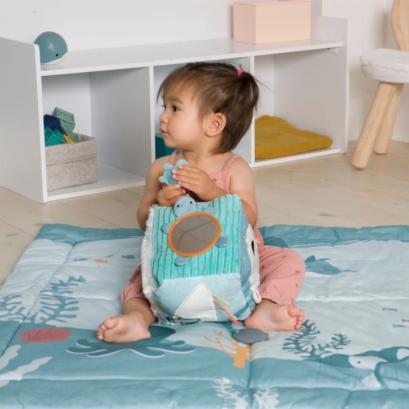 Cube d'activités en tissu océan (Little Big Friends) - Image 2