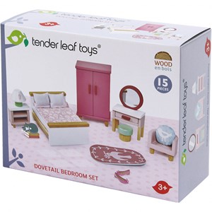 Chambre à coucher pour maison de poupée