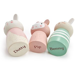 Figurines famille de lapin