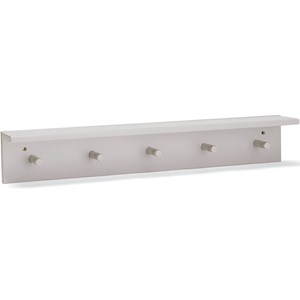 Porte manteau mural gris star