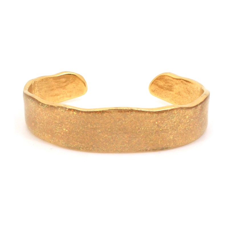 Manchette en étain émaillée