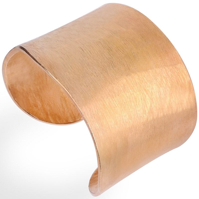 Manchette en étain dorée